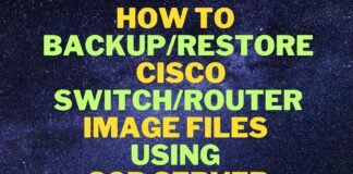 How To Backup and Restore Cisco Switch/Router IOS Images Using SCP Server