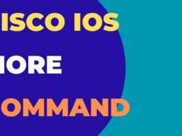 Cisco IOS More Command