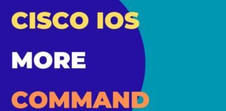 Cisco IOS More Command