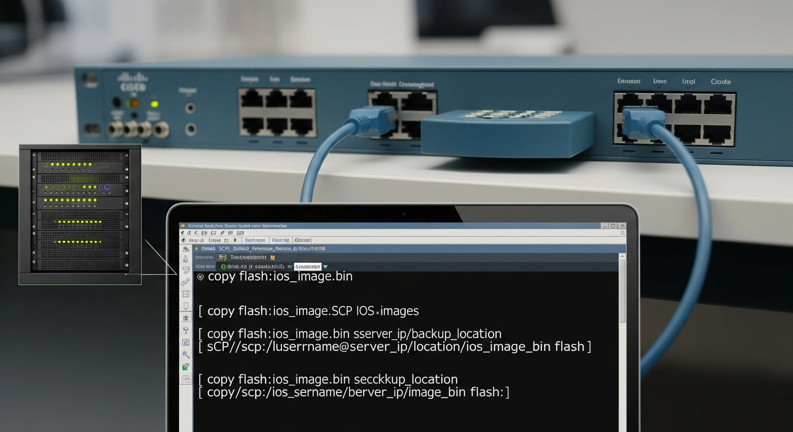 How To Backup and Restore Cisco Switch/Router IOS Images Using SCP Server